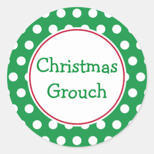 Kerst Grouch Stickers