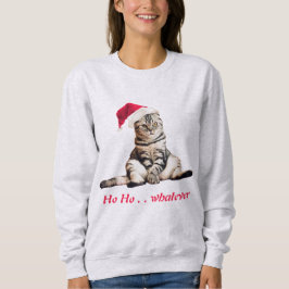 Kerst Grumpy Kitty Cat Ho Wat Grappig Trui