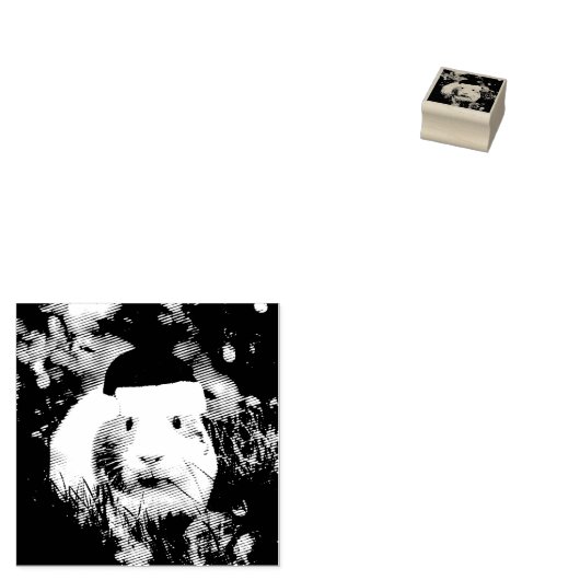 Kerst-Guinea Rubberstempel (Gestempeld)