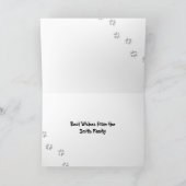 Kerst-Guinea Varkens (glad haar) Feestdagen Kaart (Binnen)