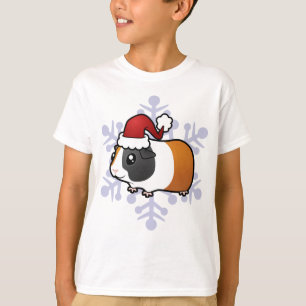 Kerst-Guinea Varkens (glad haar) T-shirt