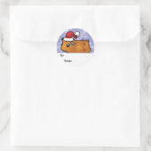 Kerst Guinee Varken Gift Labels (scruffy) (Tas)