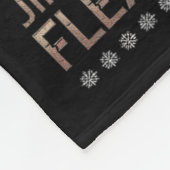 Kerst Gym Workout Rendier Gains Flexing Alle T Fleece Deken (Hoek)