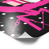 Kerst gymnast: De kerstman brengt me turnballen Foto Afdruk (Hoek)