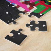 Kerst gymnast: De kerstman brengt me turnballen Legpuzzel (Zijkant)