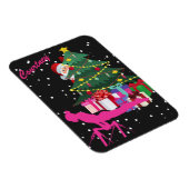 Kerst gymnast: De kerstman brengt me turnballen Magneet (Rechterzijde)