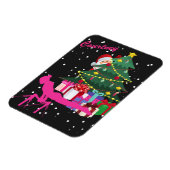 Kerst gymnast: De kerstman brengt me turnballen Magneet (Linkerzijde)