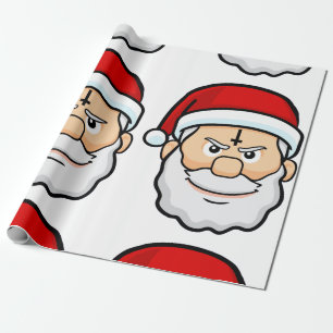 kerst hail santa cadeaupapier