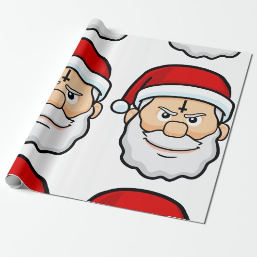 kerst hail santa cadeaupapier (Uitgerold)