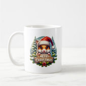 Kerst Hamster Koffiemok (Links)