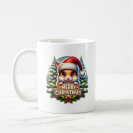 Kerst Hamster Koffiemok