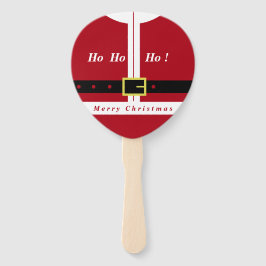 Kerst Hand Fan Grappig Sinterklaas Ontwerp Handwaaier