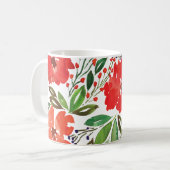 Kerst & Hand geschilderde Mok (Voorkant links)