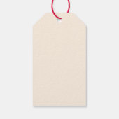 Kerst Hand Getekende Bruiloft Dank Je Cadeaulabel (Achterkant)
