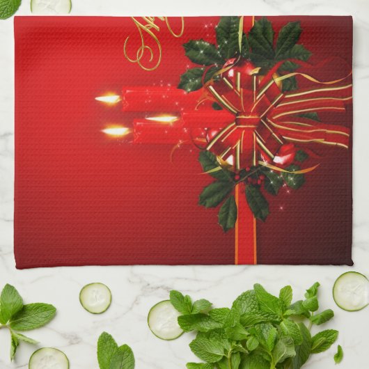 Kerst Handdoek (Gevouwen)