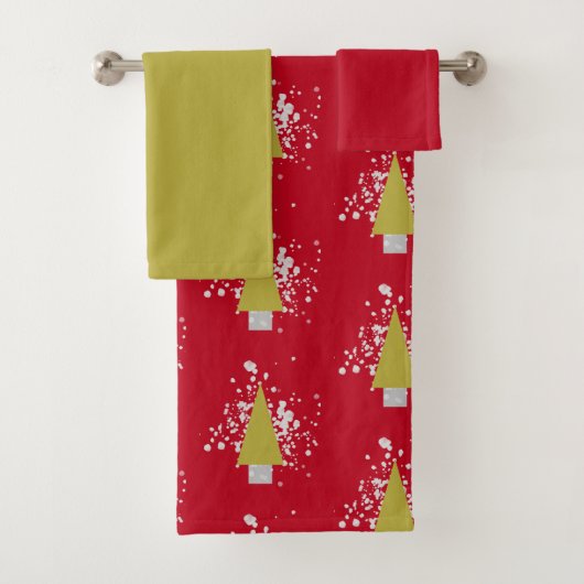 Kerst handdoek set. (Insitu)