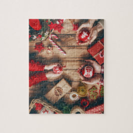 Kerst Handen Jigsaw Puzzel