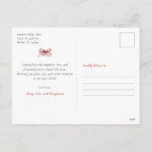 Kerst Handgetekend Feestdagenkaart (Achterkant)