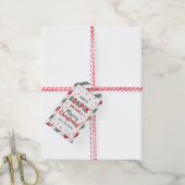 Kerst Handzeep Prettig Kerstfeest Cadeaulabel (Met Touw)