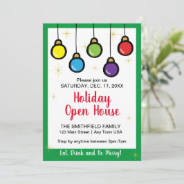 Kerst Hanging Ornament Open Huis Kaart