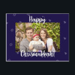 Kerst-Hanukkah kerstkaart Feestdagenkaart<br><div class="desc">Feestelijke kaart voor mensen van verschillende geloven</div>