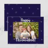 Kerst-Hanukkah kerstkaart Feestdagenkaart (Voorkant / Achterkant)