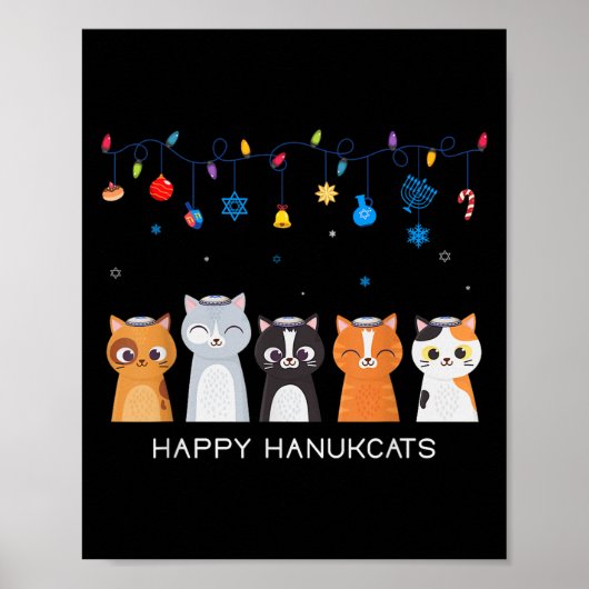Kerst Hanukkah Menorah Store Ugly Hanukkah Swe Poster (Voorkant)