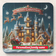 Kerst, hard onderzetter