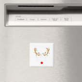 Kerst hardlopende rendier hardloper trainingsteam magneet (Insitu (Vaatwasser))