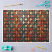 Kerst Harliquin Achtergrond Tissuepapier (Craft)