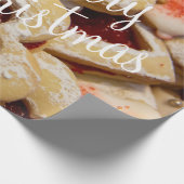 Kerst Hart Gevormd Suiker Koekjesinpakpapier Cadeaupapier (Hoek)