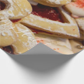 Kerst Hart Gevormde Suiker Cookie Cadeaupapier (Hoek)