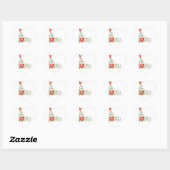 Kerst Hart Sticker (Vel)