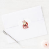 Kerst Hart Stickers (Envelop)