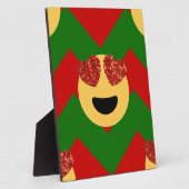 kerst hartoog emoji fotoplaat (Zijkant)