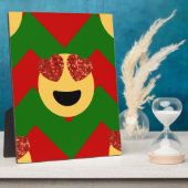 kerst hartoog emoji fotoplaat (Zijkant)