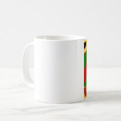 kerst hartoog emoji koffiemok (Voorkant links)