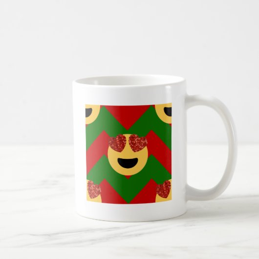 kerst hartoog emoji koffiemok (Rechts)