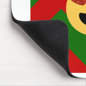 kerst hartoog emoji muismat (Hoek)