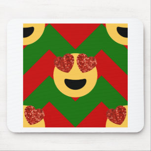 kerst hartoog emoji muismat