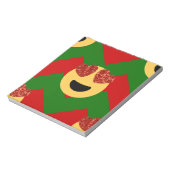 kerst hartoog emoji notitieblok (Linkerzijde)