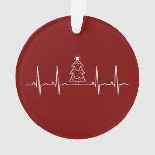Kerst - Hartslag van kerstboom Ornament