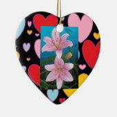 Kerst-hartstichting Keramisch Ornament (Rechts)