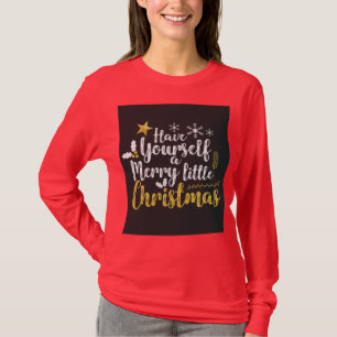 KERST, HEB EEN GEZELLIG KLEIN T-SHIRTS
