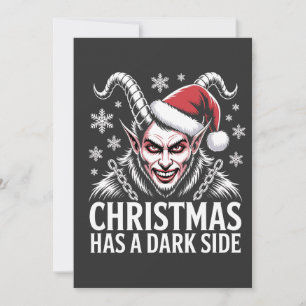 Kerst heeft een donkere kant kaart