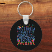 Kerst heeft waarschijnlijk een hekel aan bijpassen sleutelhanger (Voorkant)