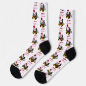 Kerst heftruck sokken (Links)