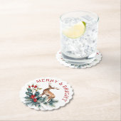 Kerst, heilig en hert kartonnen onderzetters (Insitu)