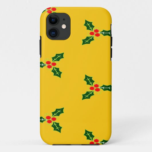 Kerst heilig op sinaasappel Case-Mate iPhone case (Achterkant)