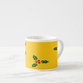 Kerst heilig op sinaasappel espresso kop (Voorkant rechts)